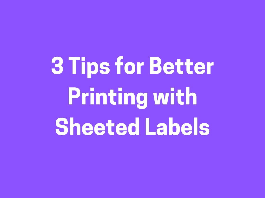 Laser Printer Label Tips