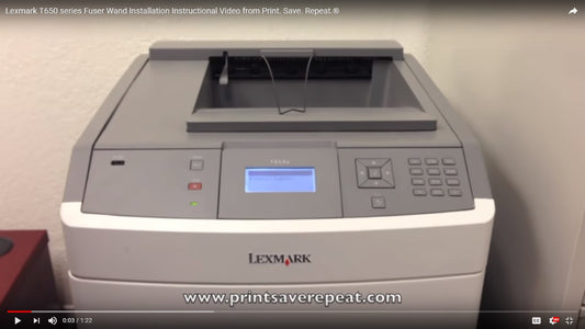 How to Install the Fuser Wand in Your Lexmark T650 Printer