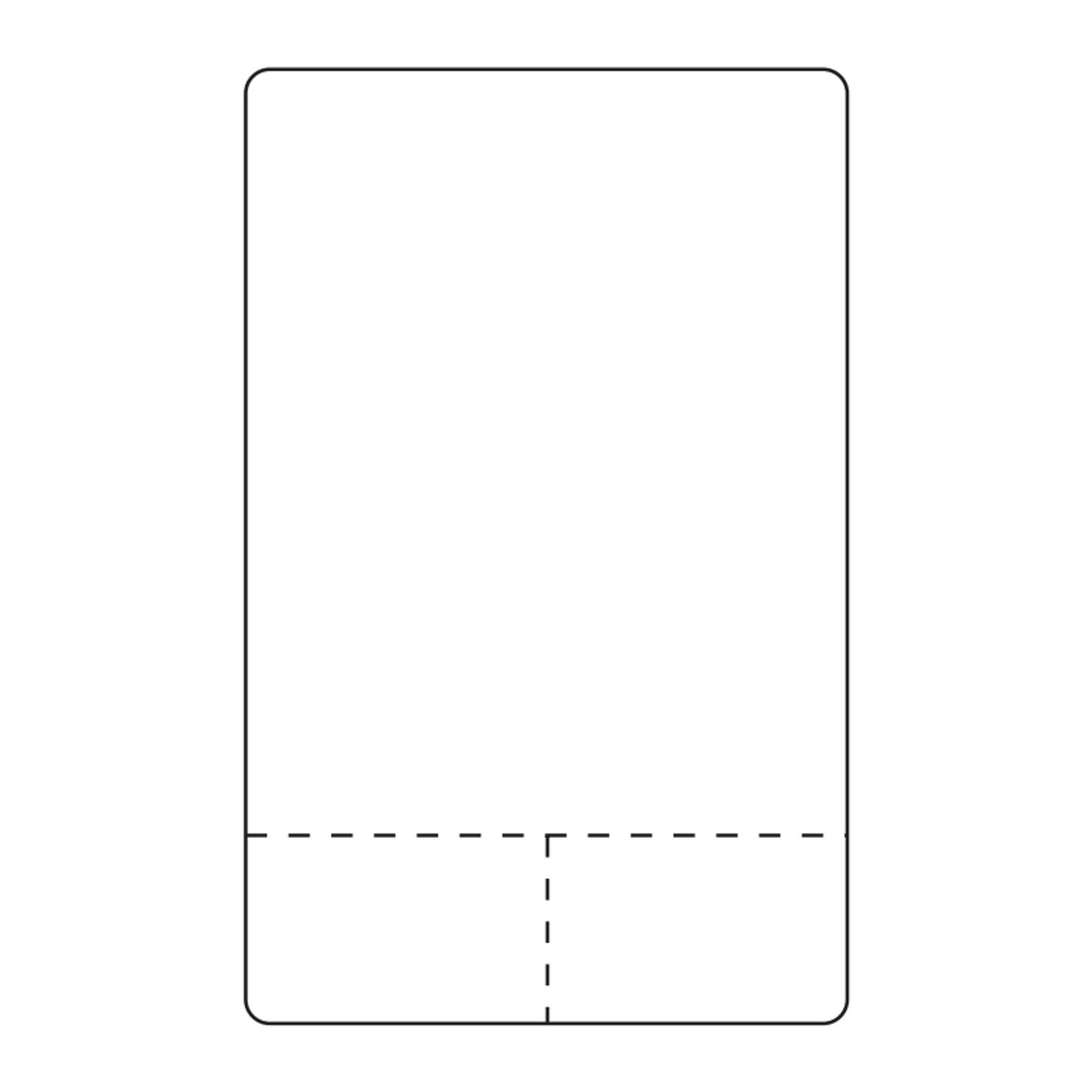60mm x 95mm Digi Scale Labels | 500 Roll | 15 Pack | Blank | Perforated