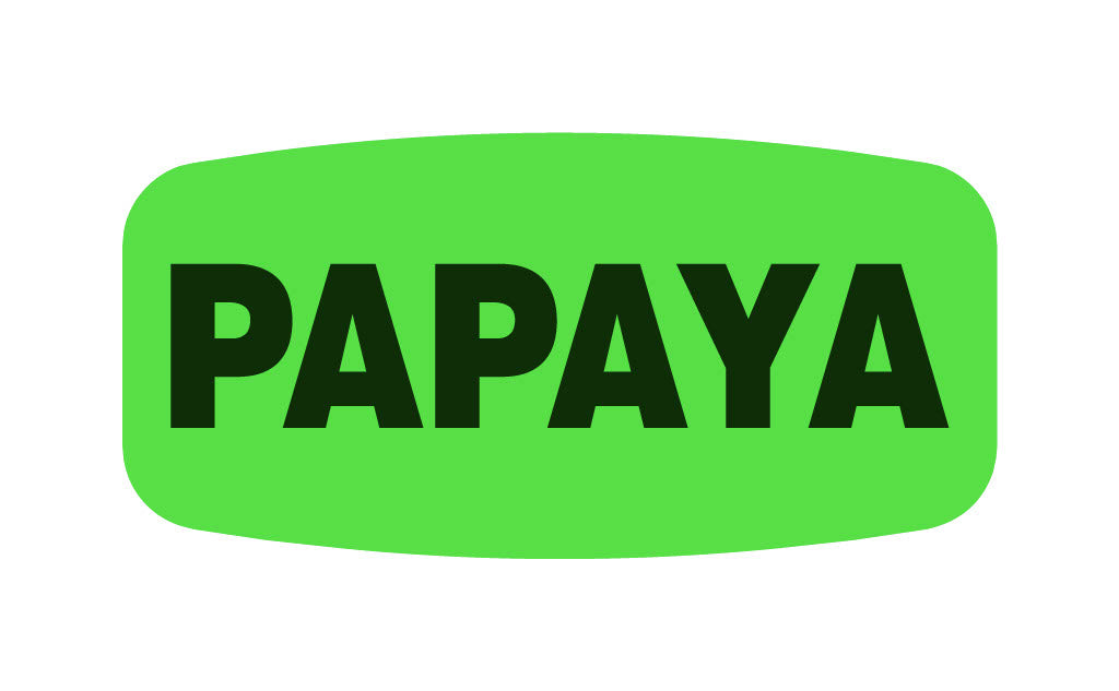 Papaya Label | Roll of 1,000