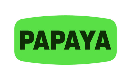 Papaya Label | Roll of 1,000