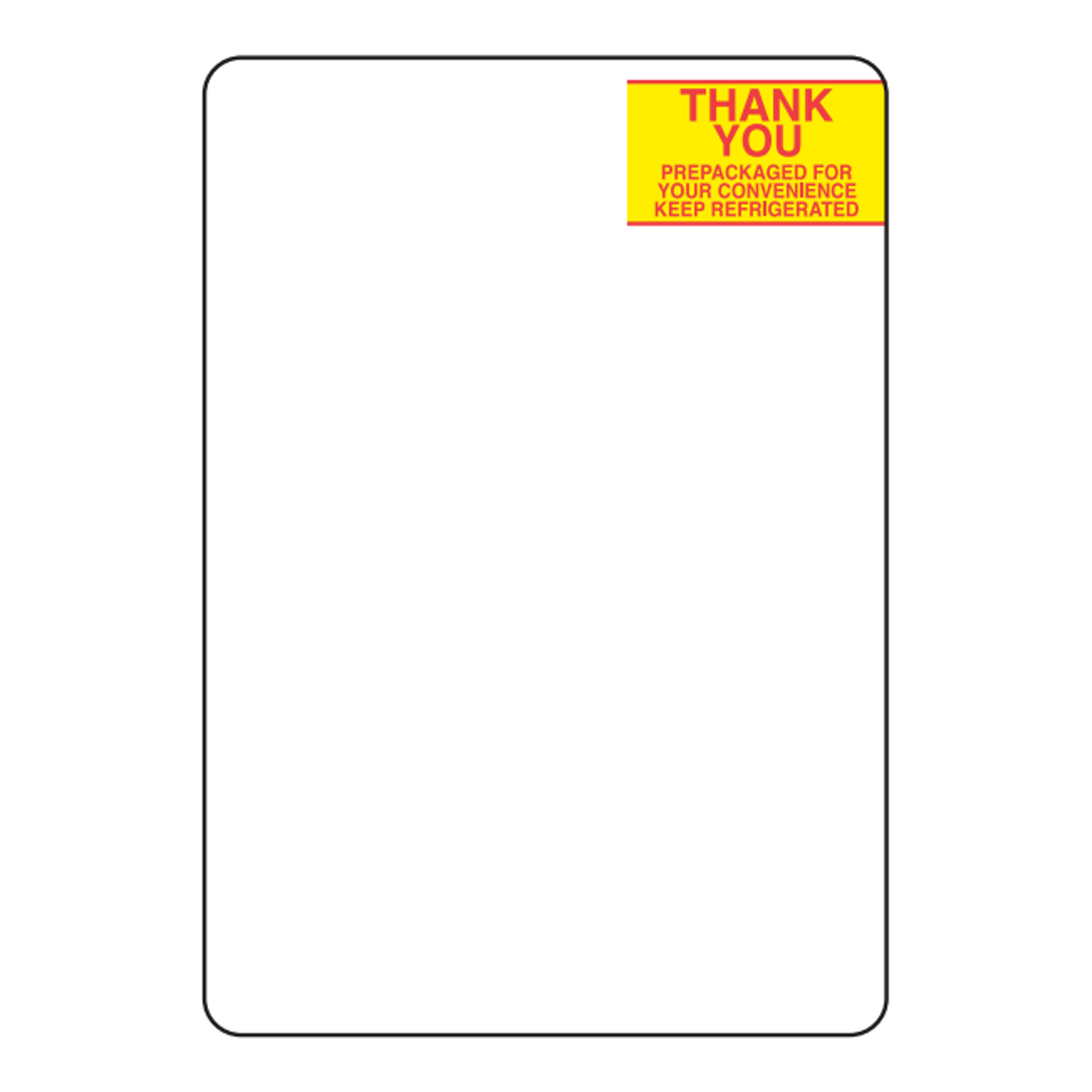 2.3125" x 3.3125" Toledo Scale Labels | 675 Roll | 20 Pack | Red/Yellow
