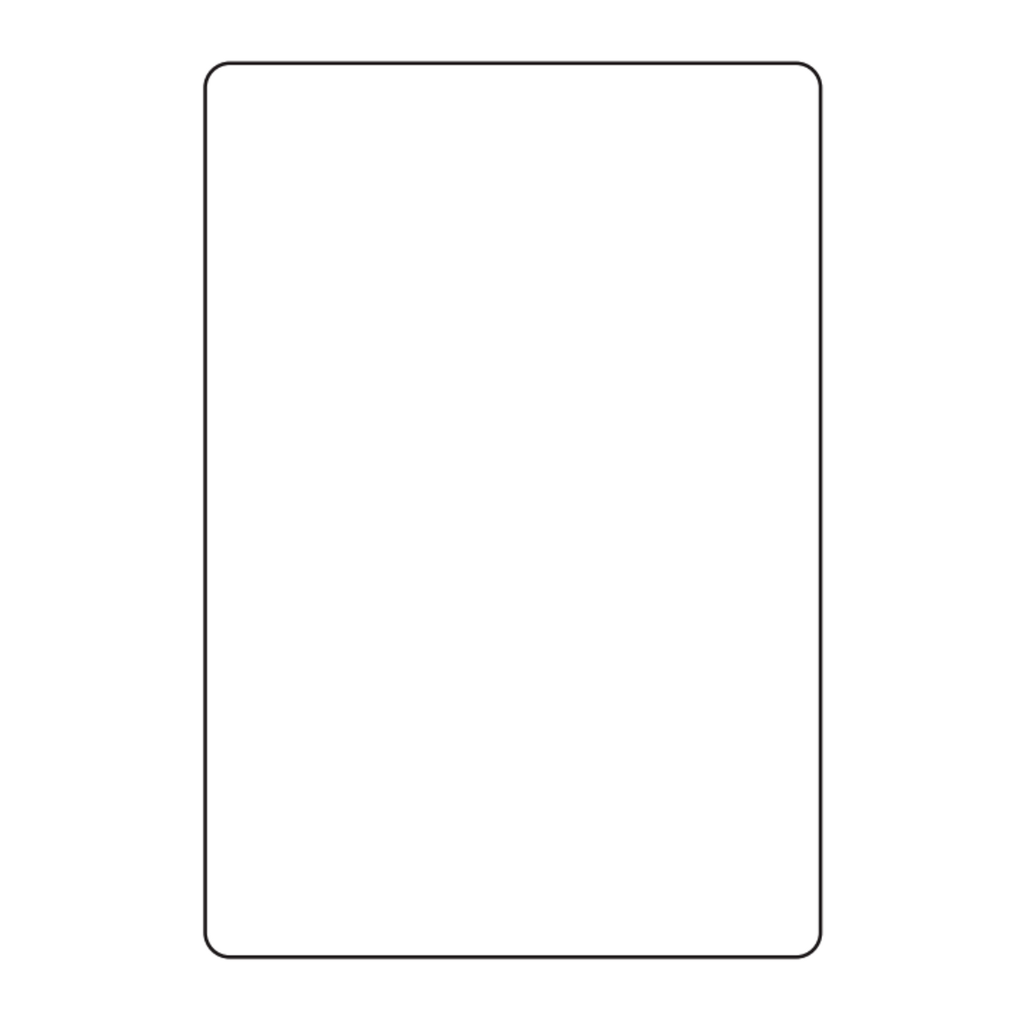 60mm x 85mm Ishida Scale Labels | 450 Roll | 12 Pack | Blank