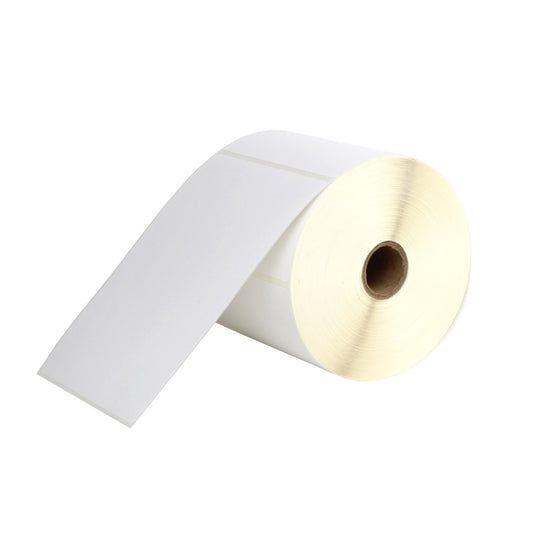 4" x 6" White Direct Thermal Phenol-Free Labels on 1" Core – 12 Rolls of 475 Labels
