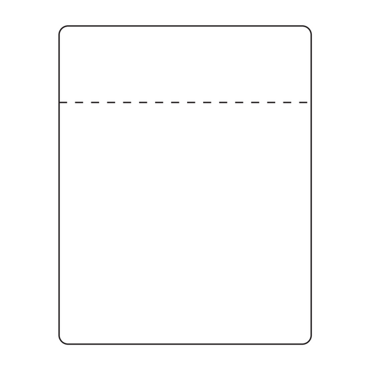 Mettler Toledo 2.625" x 3.31" Perforated Scale Labels on 40mm Core for 325 – 30 Rolls of 375 Labels