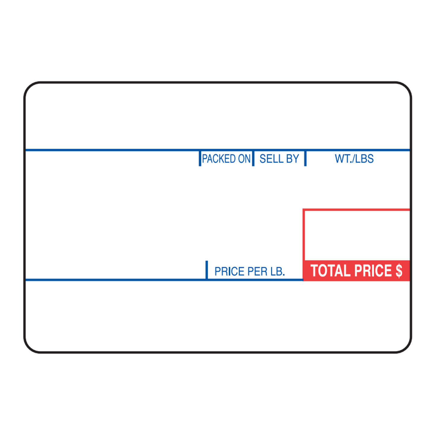 CAS 58mm x 40mm UPC Scale Labels (LST-8010) – 12 Rolls