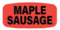 Maple Sausage Label | Roll of 1,000