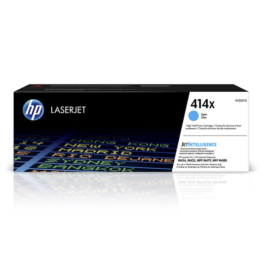 OEM HP 414X Cyan High Yield Toner Cartridge