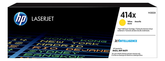 OEM HP 414X Yellow High Yield Toner Cartridge