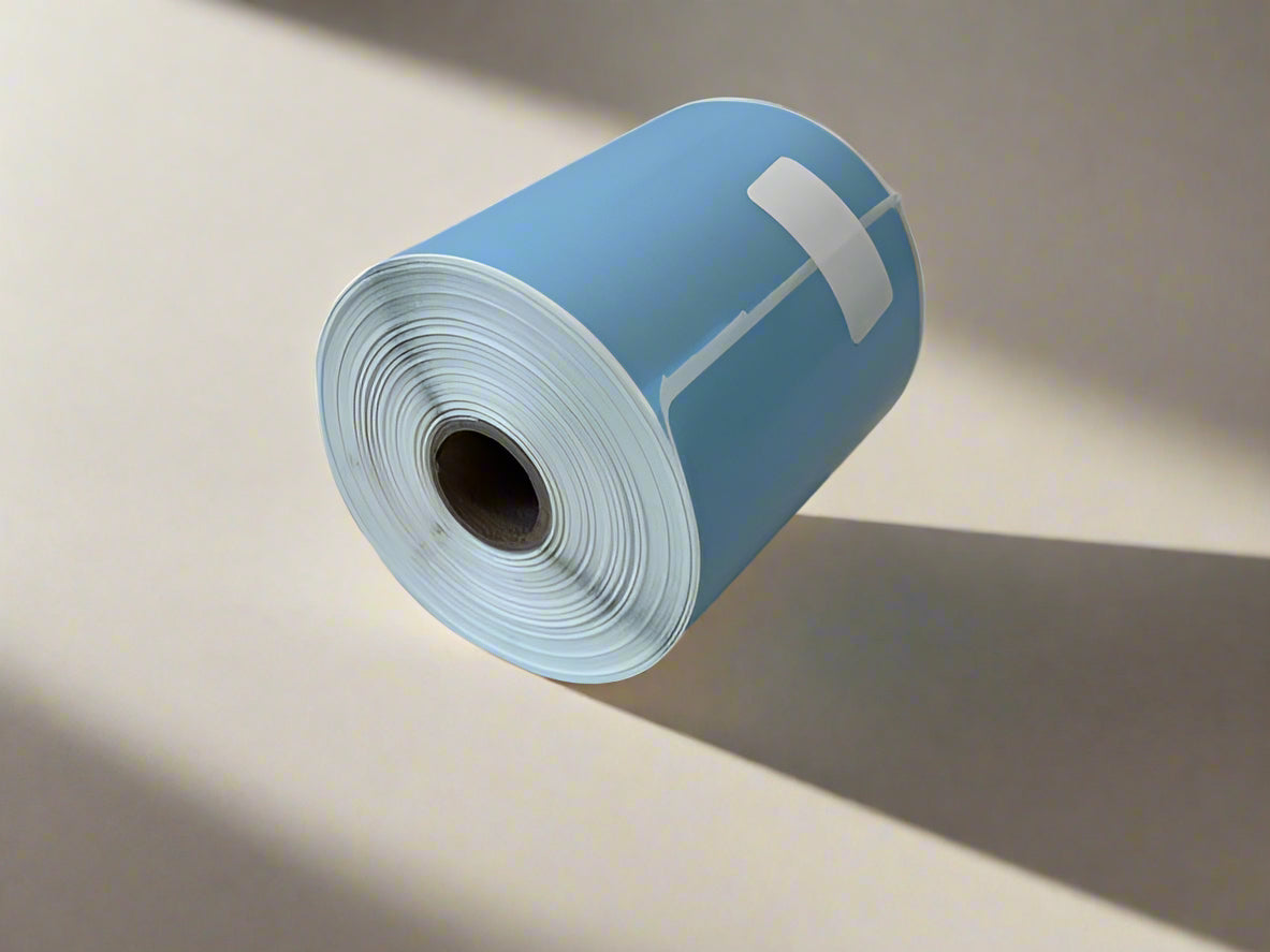 4" x 6" Thermal Transfer Blue Floodcoat | 250 roll | 12 Pack