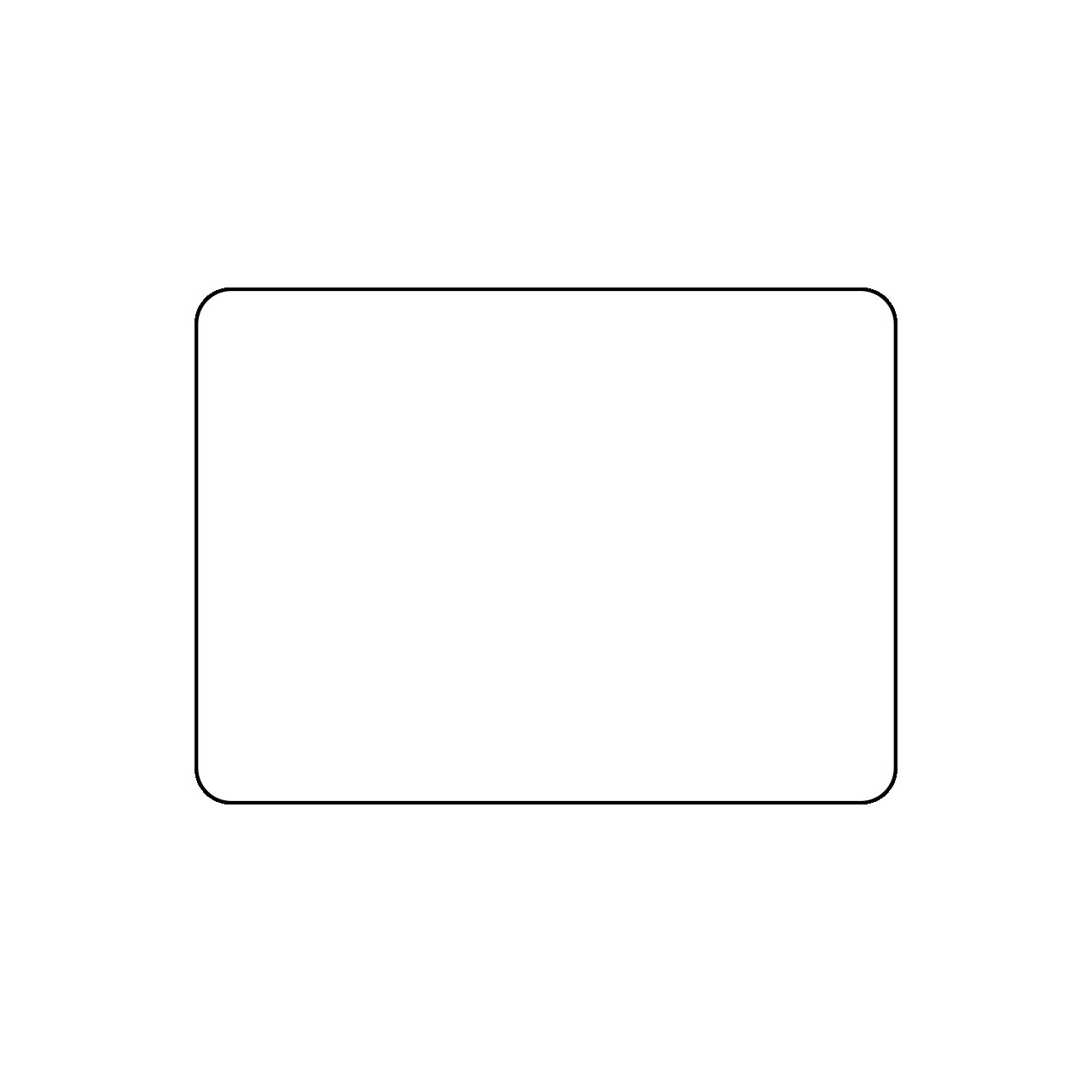 64mm x 47mm Ishida Scale Labels | 800 Roll | 12 Pack