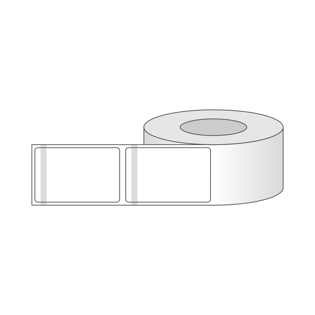 2.25" x 3.5" Hobart Scale Labels (QWU350) | Blank | 5.6" OD | 16 Rolls