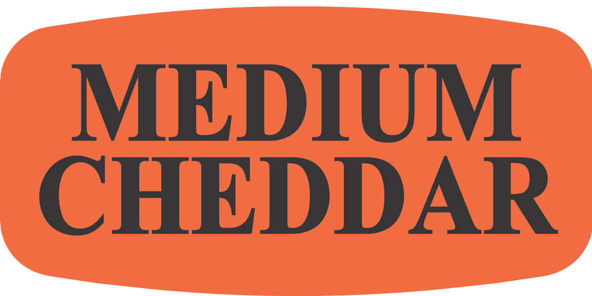 Medium Cheddar Label | Roll of 1,000