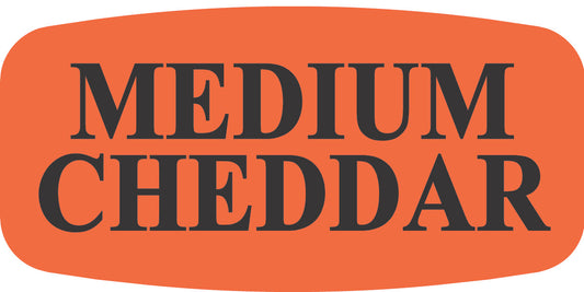 Medium Cheddar Label | Roll of 1,000