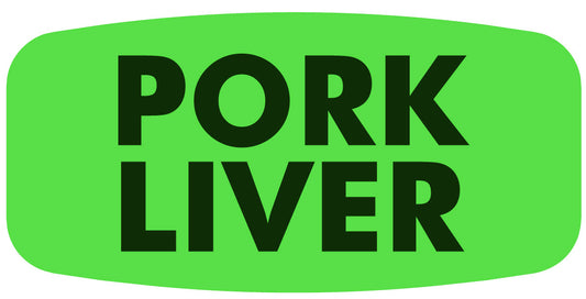 Pork Liver Label | Roll of 1,000