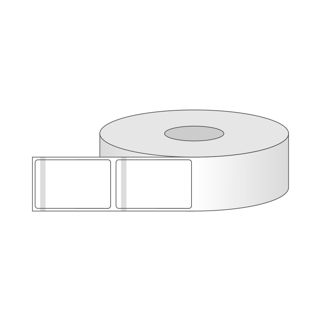 2.25" x 3.5" Hobart Scale Labels (UWU350 | Blank | 8.7" OD | 5 Rolls