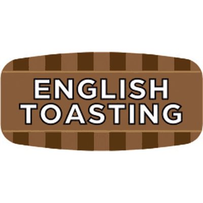 English Toasting Label