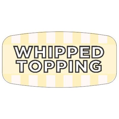 Whipped Topping Label