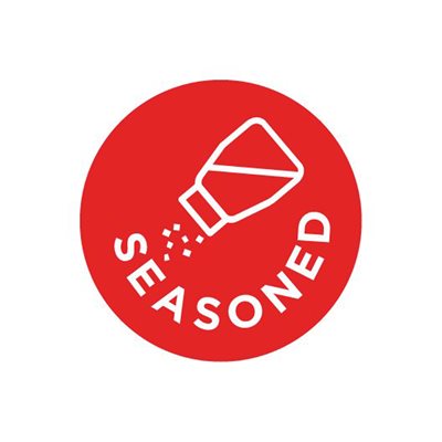 Seasoned (icon) Label