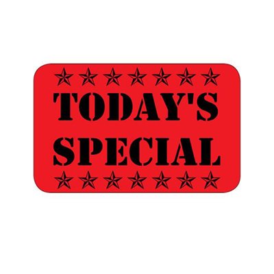 Today's Special Label