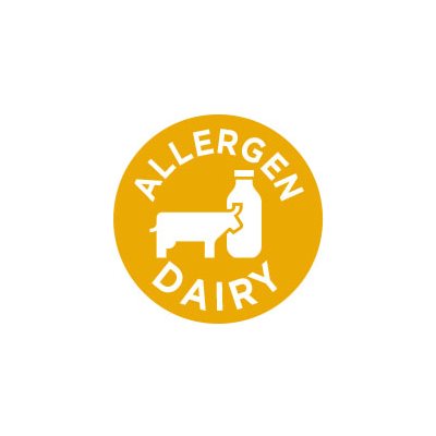 Allergen Dairy (icon) Label