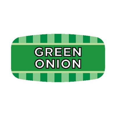 Green Onion Mini Flavor Label