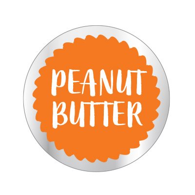 Peanut Butter Flavor Label