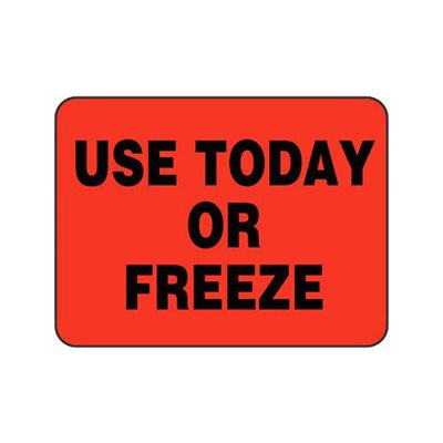 Use Today or Freeze Label