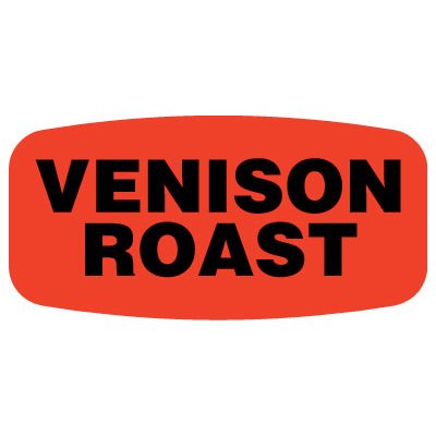 Venison Roast Label