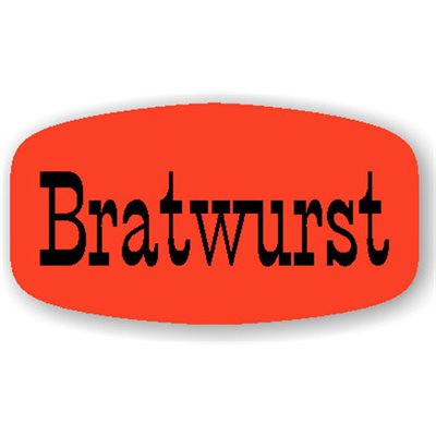 Bratwurst Label