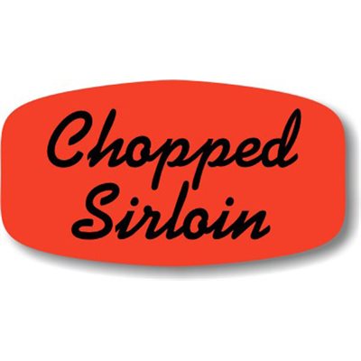 Chopped Sirloin Label