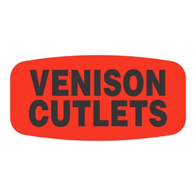 Venison Cutlets Label