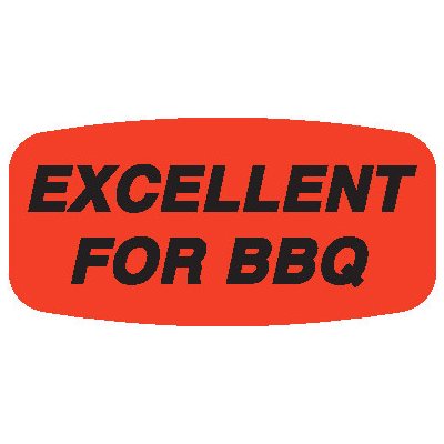 Excellent for Barbeque Label