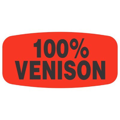 100% Venison Label