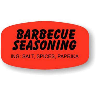 Barbecue Seasoning (w/ ing) Label