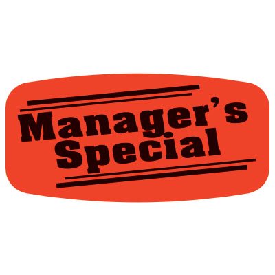 Manager's Special Label