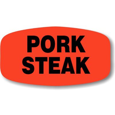 Pork Steak Label