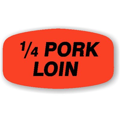 1/4 Pork Loin Label