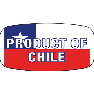 Product of Chile Label
