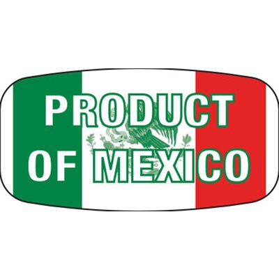 Product of Mexico Label