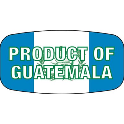 Product of Guatemala Label