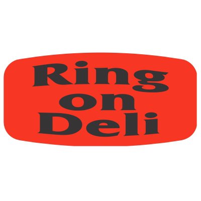 Ring on Deli Label
