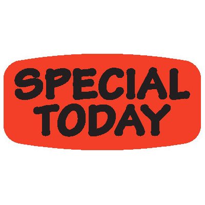 Special Today Label