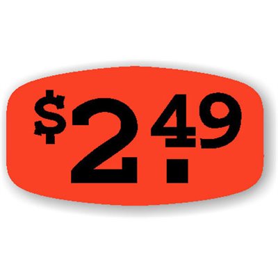 $2.49 Label