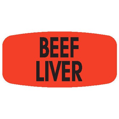 Beef Liver Label