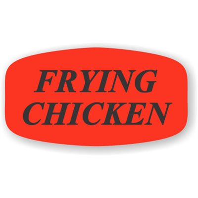 Frying Chicken Label