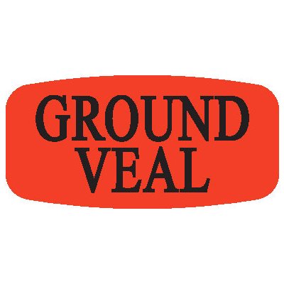 Ground Veal Label