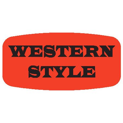 Western Style Label