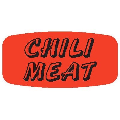 Chili Meat Label