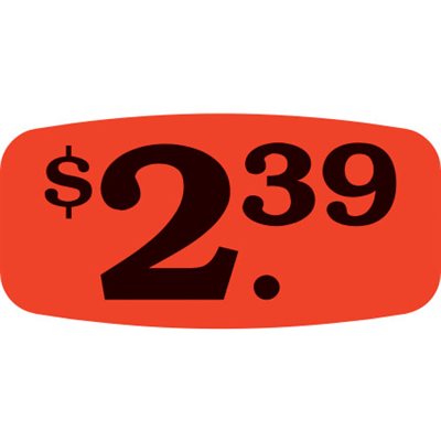 $2.39 Label